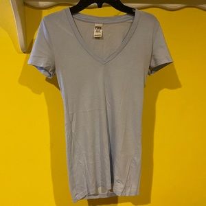 basic light blue tee from vs pink